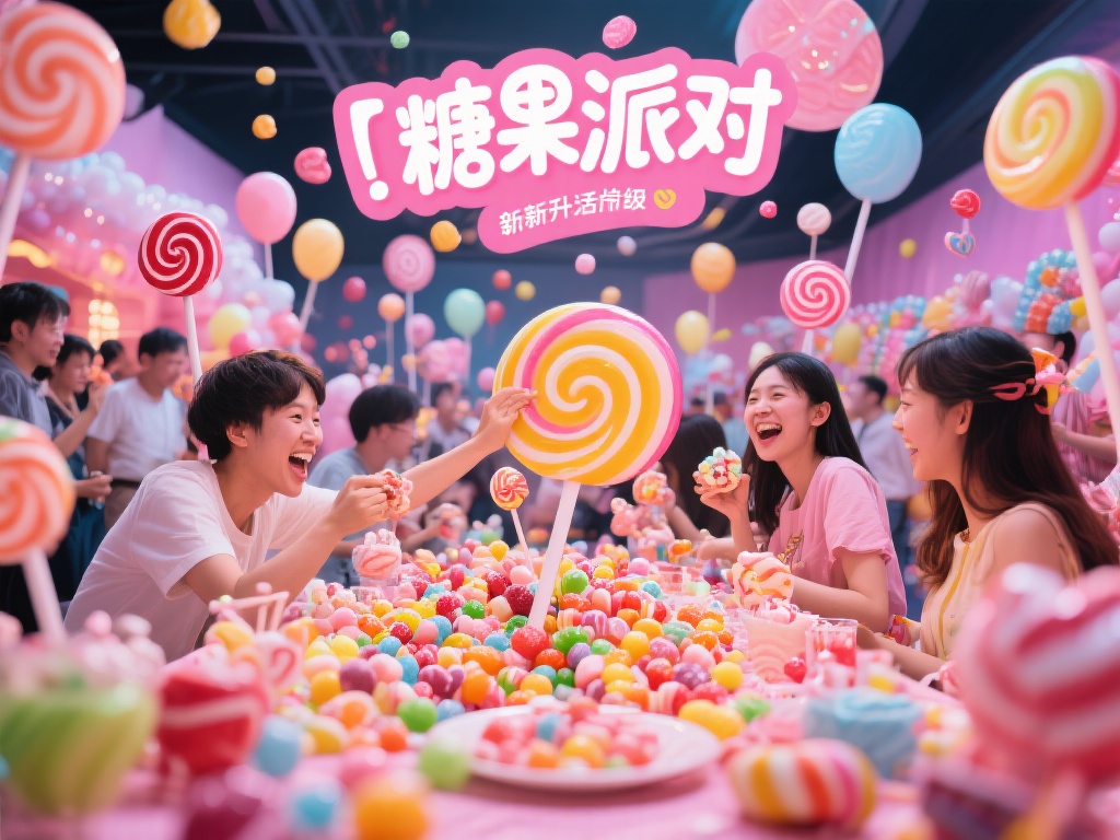 糖果派对爆糖狂欢，甜蜜升级带来无限惊喜