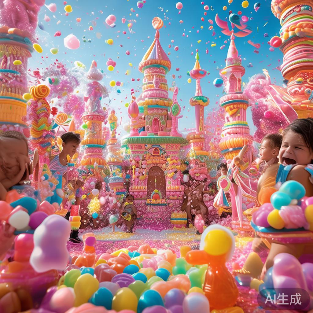 本次糖果派对的核心主题是“梦幻童年，甜蜜共享”。通