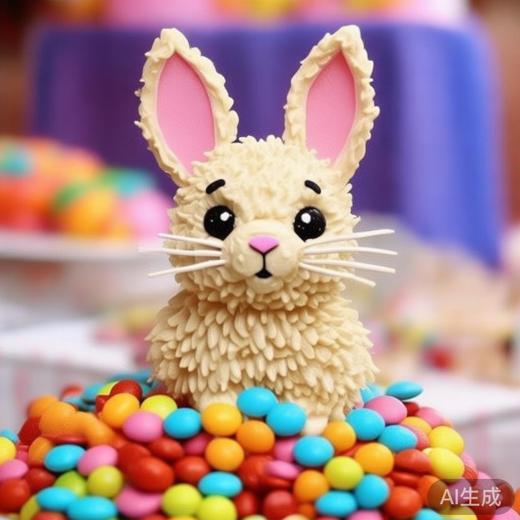 甜蜜派对专属可爱糖果兔子装饰推荐指南 在甜品区放置可爱糖果兔子造型的蛋糕顶饰,可以成为整