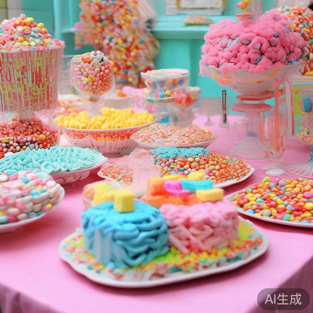 璀璨缤纷的彩色糖果派对：带你体验精彩纷呈的盛大糖果盛宴