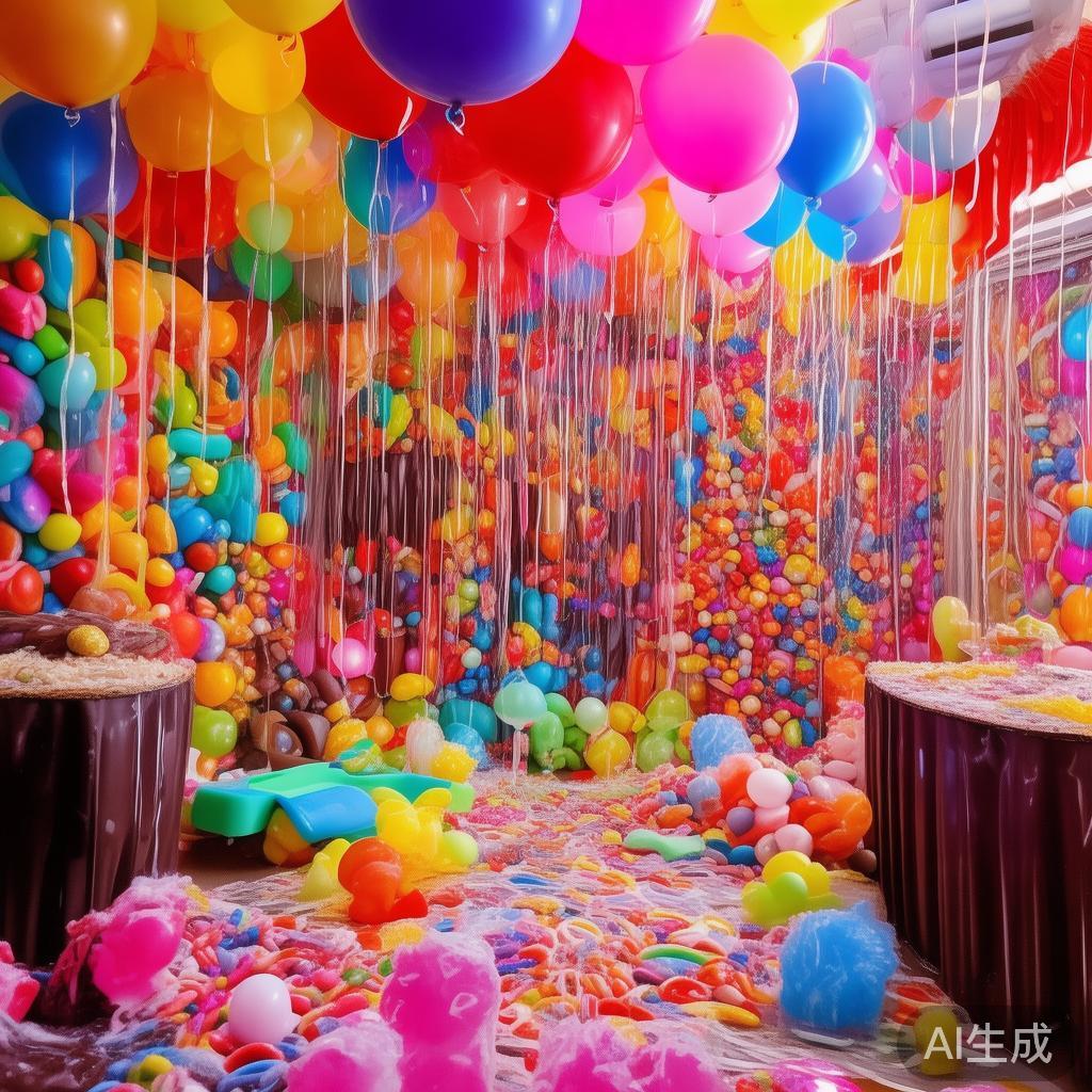 糖果派对2942:尽享甜蜜狂欢的精彩盛宴与无限欢乐 本次派对的场地布置堪称一大亮点。以缤纷的糖果墙、巨